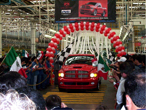 First Dodge RAM SRT10 off the production line