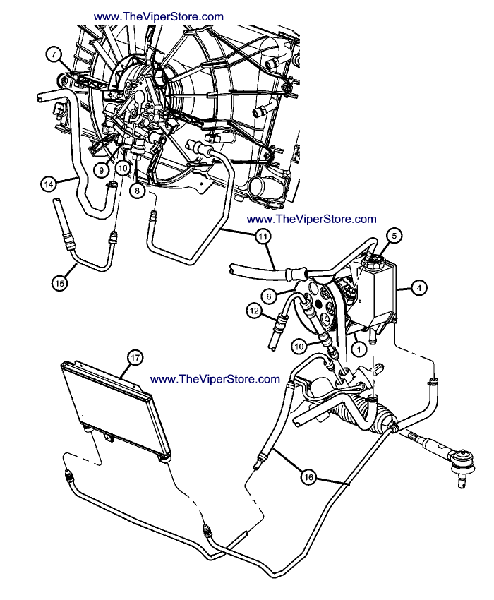 Wiring Diagram: 34 Dodge Ram Power Steering Hose Diagram