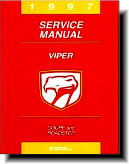 1995 Dodge Viper RT/10 Shop Service Repair Manual Engine Drivetrain Electrical